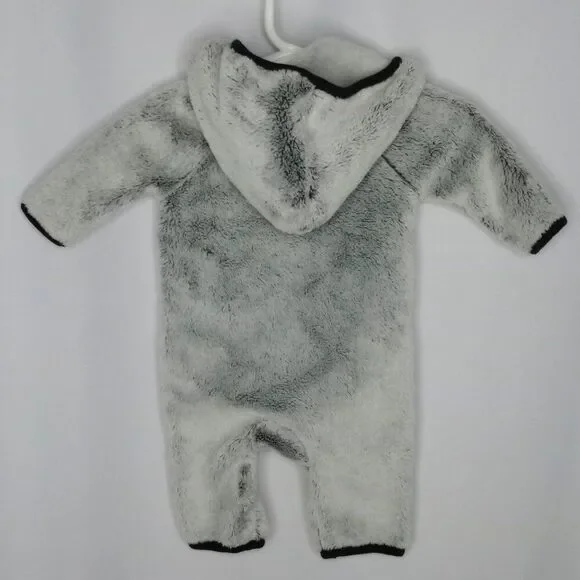 Splendid Frosted Fleece Infant Baby Bunting Hooded Snow Suit 0-3M - Picture 2 of 4